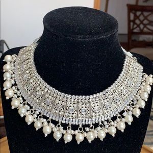 Necklace Silver artificial highest quality